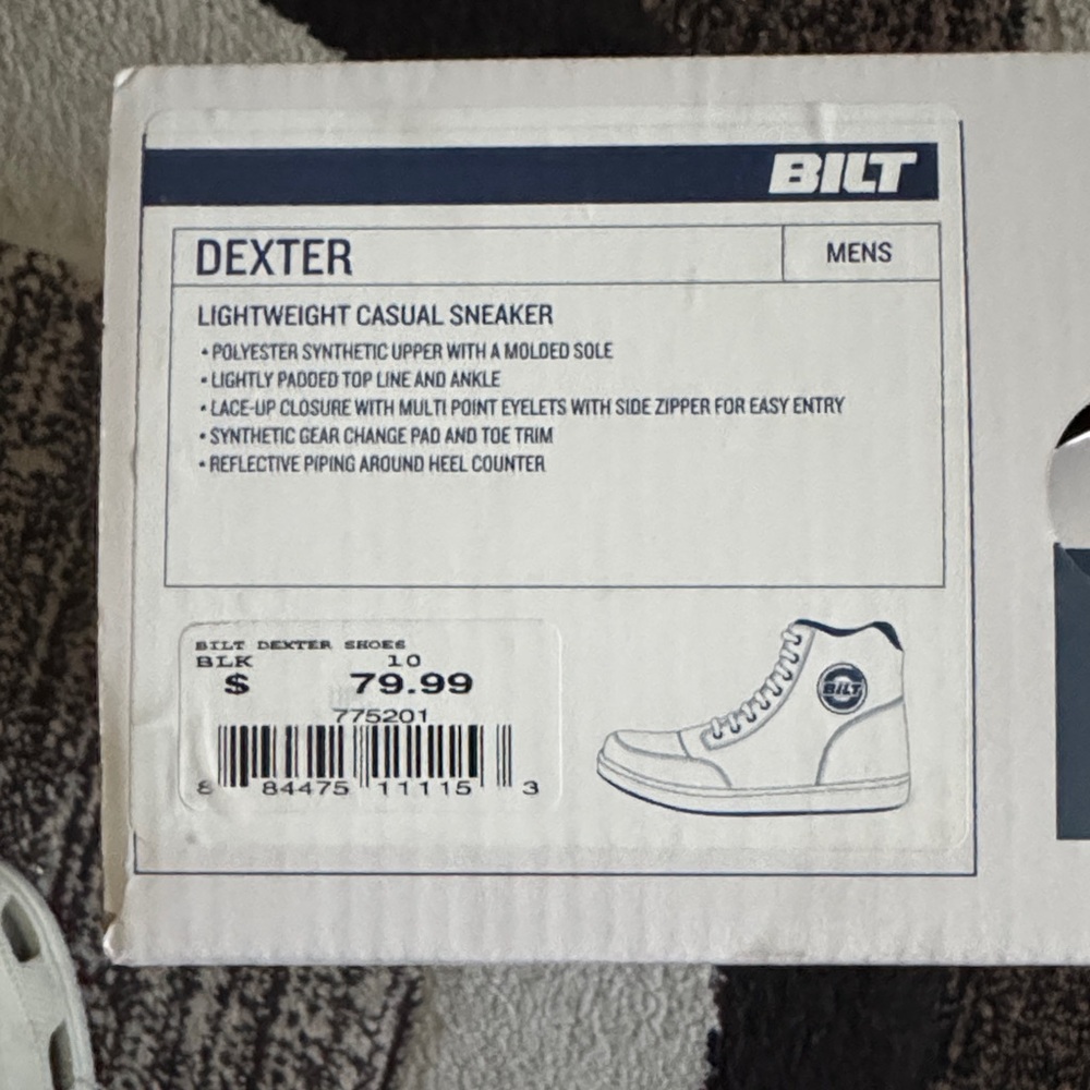 Dexter Men's Lightweight Casual Sneakers - Black